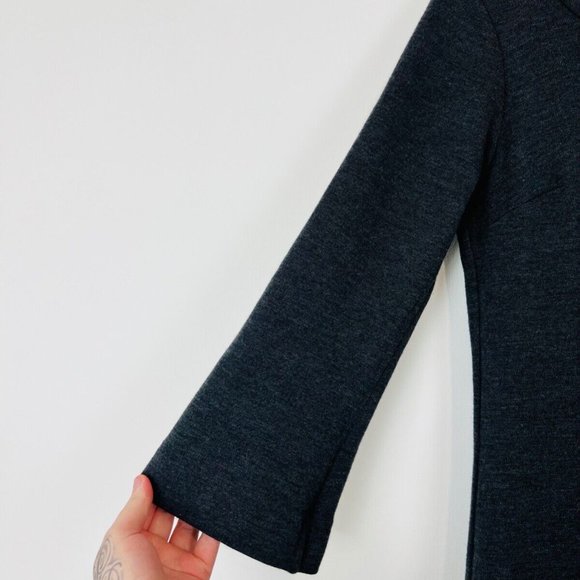 Me+Em Grey Oversized A Line Pockets Smock Flared Sleeve Tunic Dress UK 10 - Picture 8 of 11